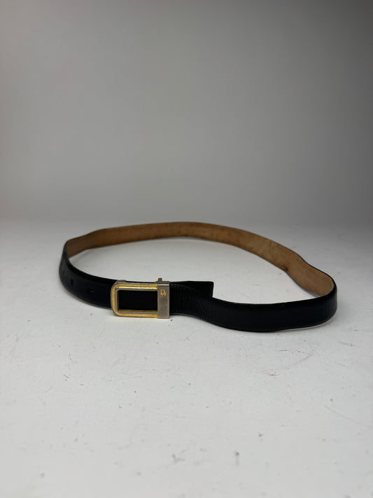 Vintage Dior Leather belt black