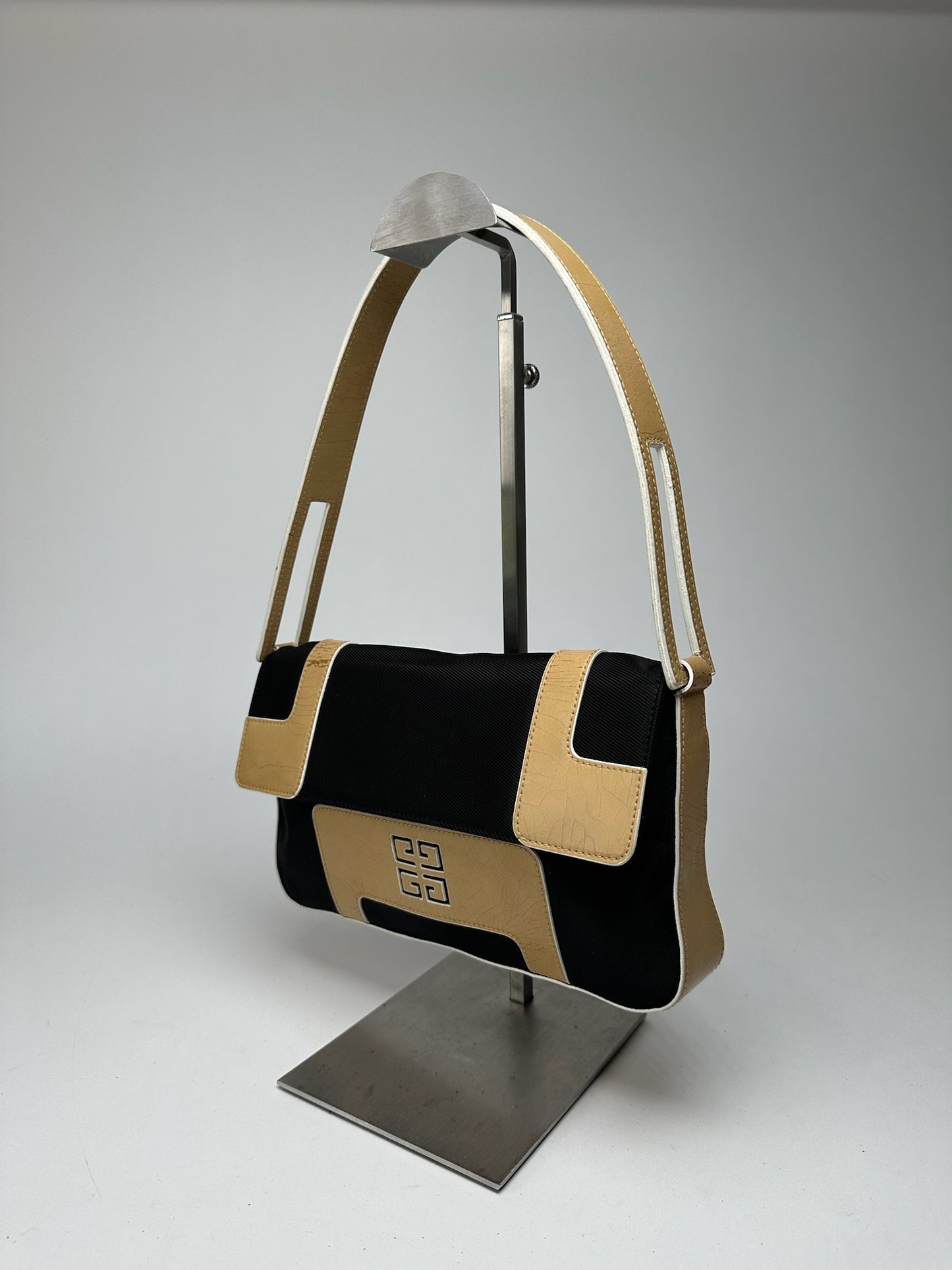 Vintage  Givenchy 4G leather Bag black Brown