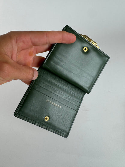 Vintage Givenchy Leather wallet green