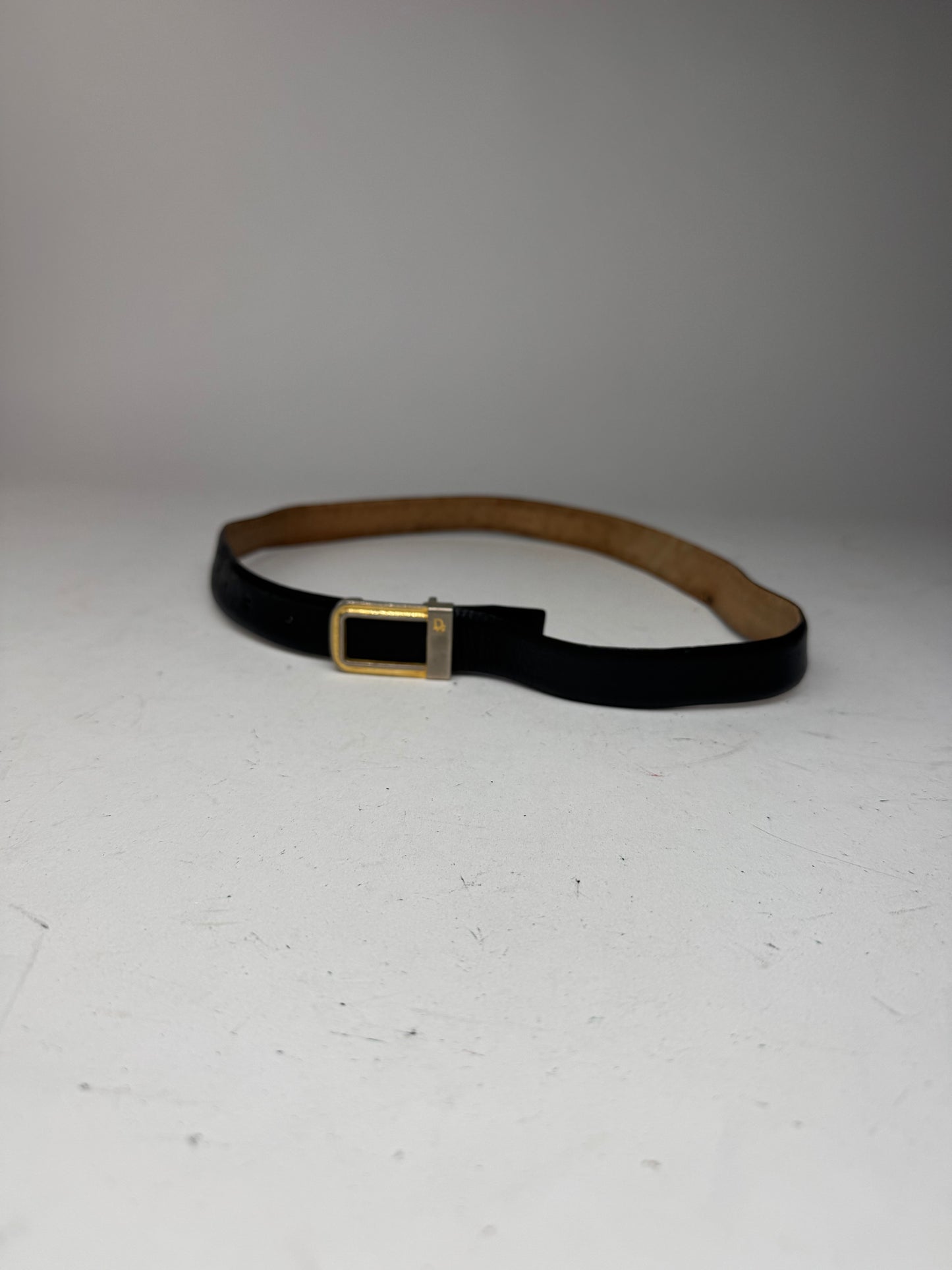 Vintage Dior Leather belt black