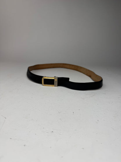 Vintage Dior Leather belt black