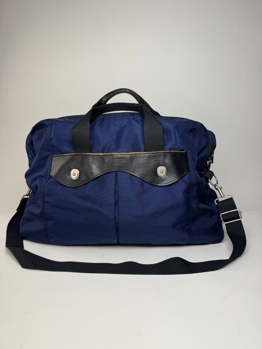 Vintage Issey Miyake 2Way Duffel Bag Blue Black