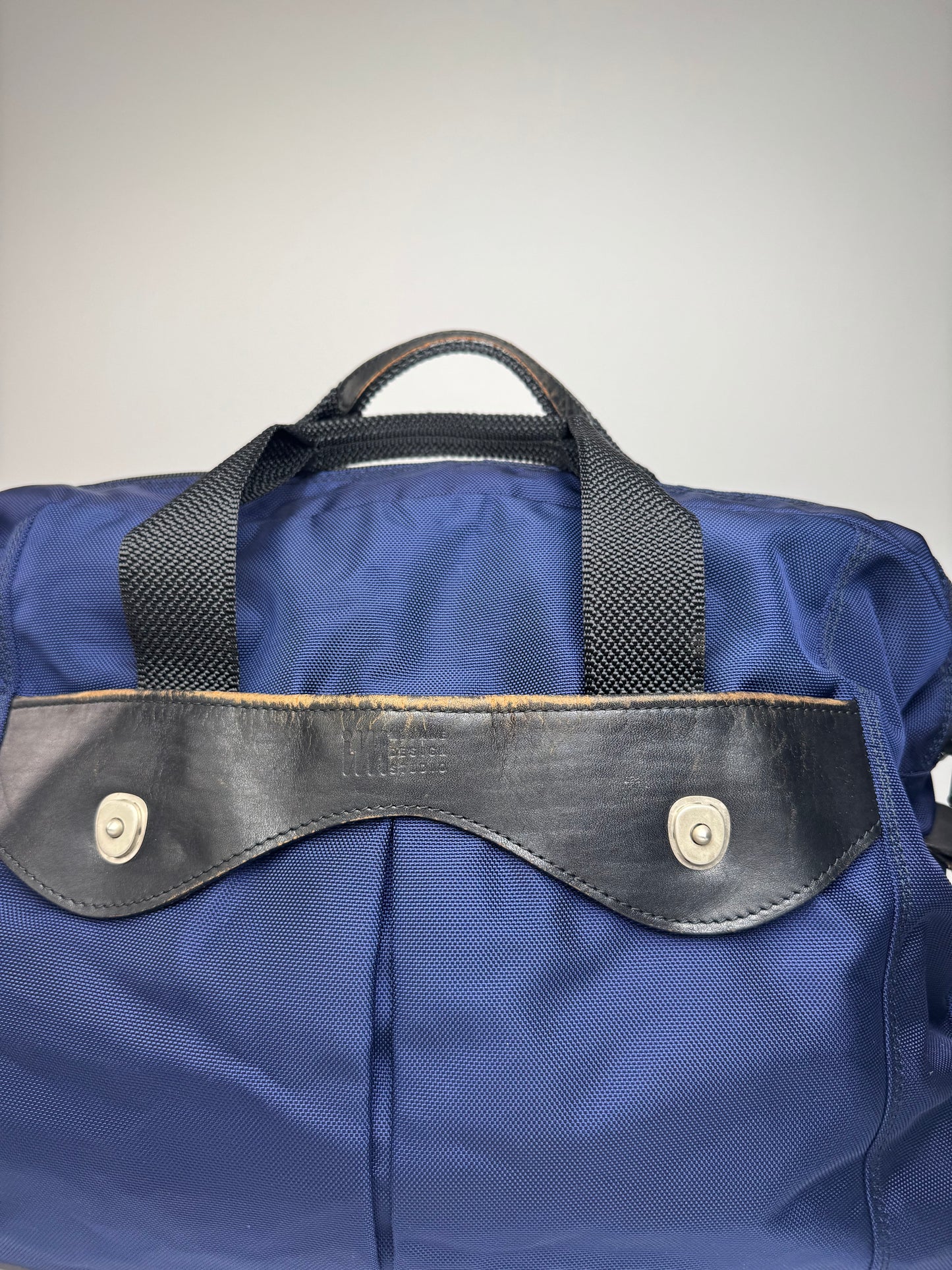 Vintage Issey Miyake 2Way Duffel Bag Blue Black