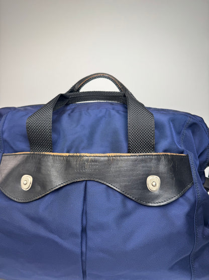 Vintage Issey Miyake 2Way Duffel Bag Blue Black