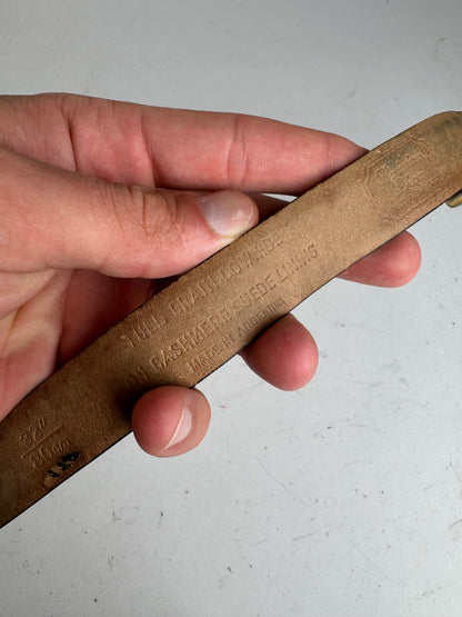 Vintage Dior Leather belt black