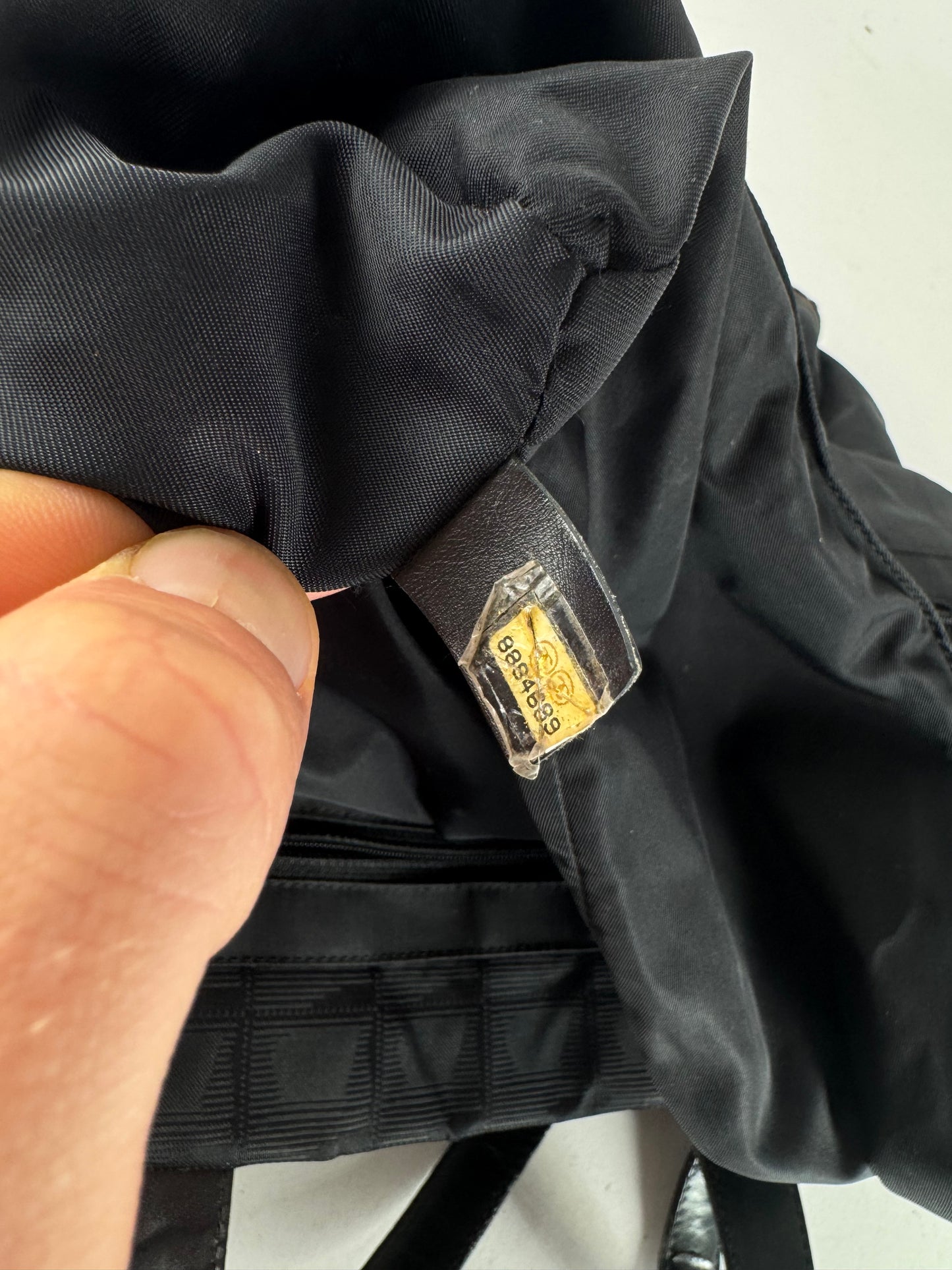 Vintage Chanel New Travel Line Tote Bag Black