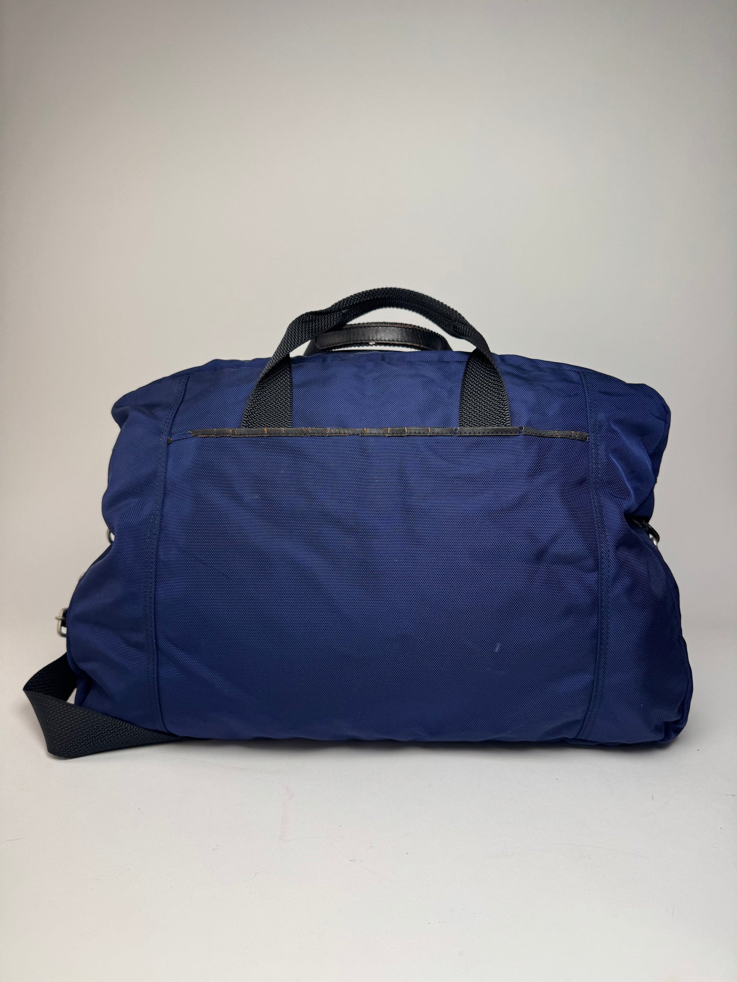 Vintage Issey Miyake 2Way Duffel Bag Blue Black