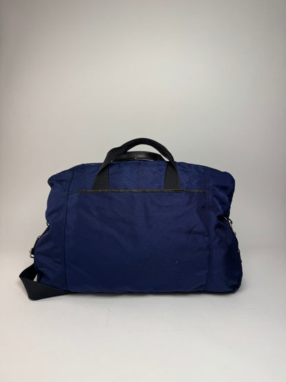 Vintage Issey Miyake 2Way Duffel Bag Blue Black