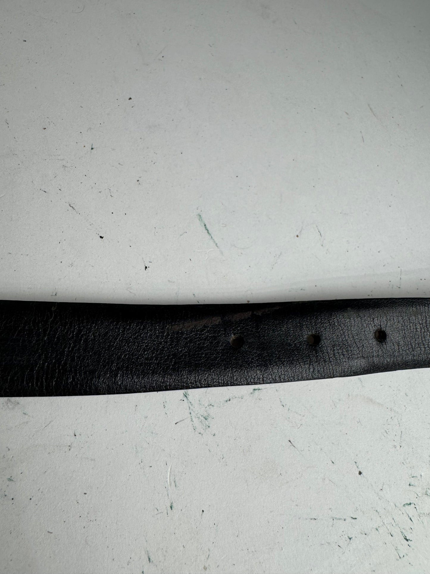 Vintage Dior Leather belt black