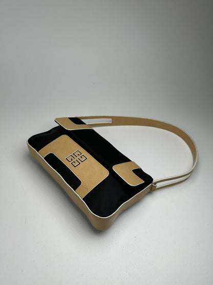 Vintage  Givenchy 4G leather Bag black Brown