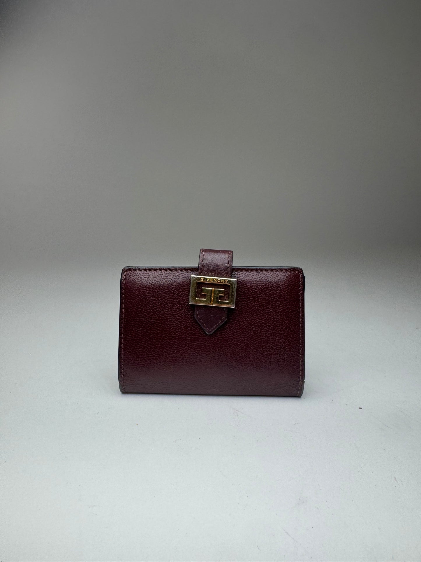 Vintage Givenchy Leather Card holder purple