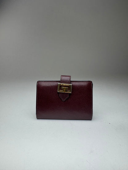 Vintage Givenchy Leather Card holder purple