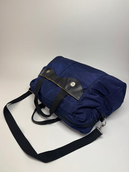 Vintage Issey Miyake 2Way Duffel Bag Blue Black