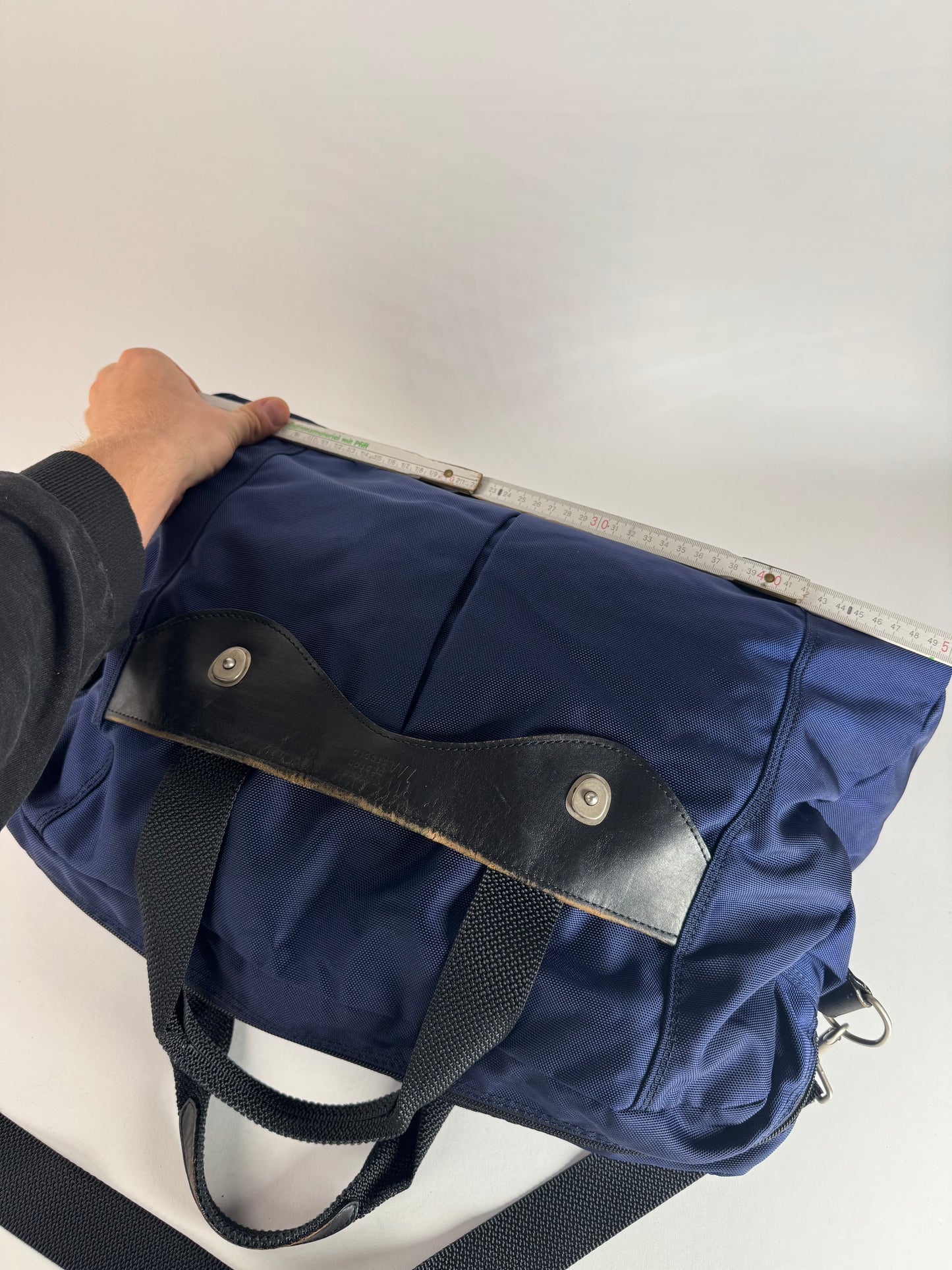 Vintage Issey Miyake 2Way Duffel Bag Blue Black