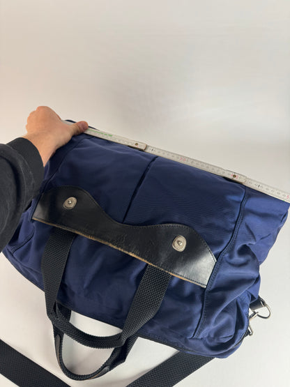Vintage Issey Miyake 2Way Duffel Bag Blue Black