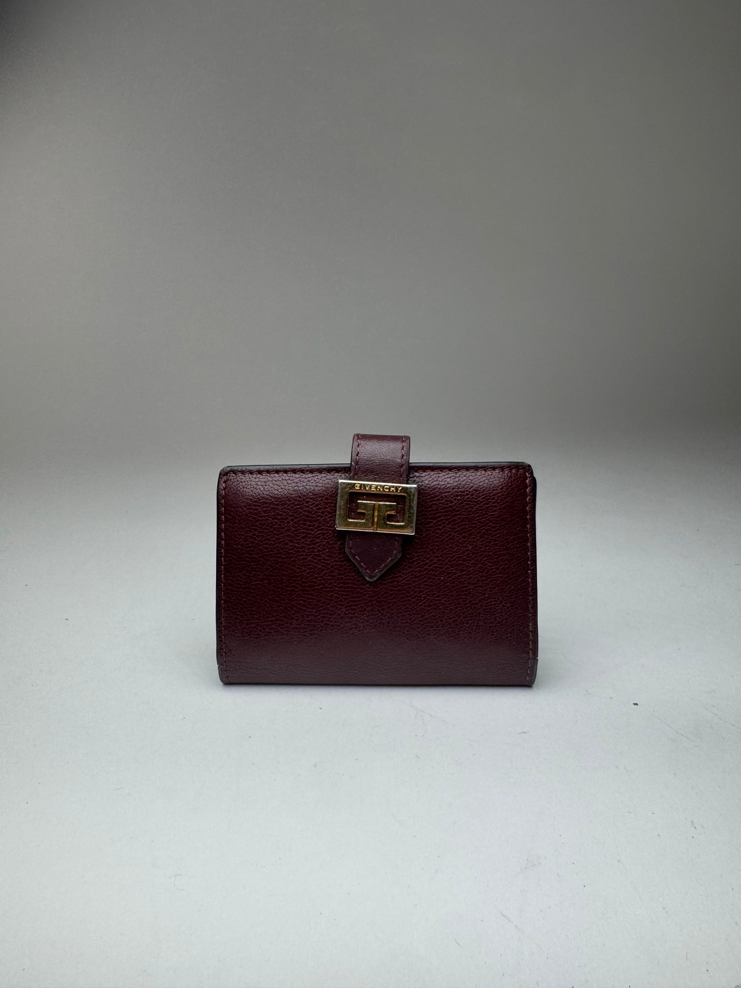 Vintage Givenchy Leather Card holder purple