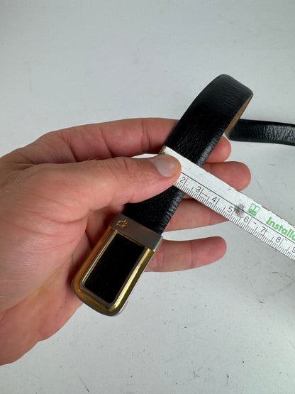 Vintage Dior Leather belt black