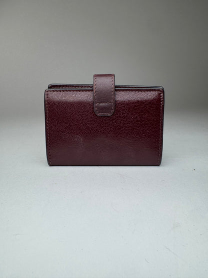 Vintage Givenchy Leather Card holder purple