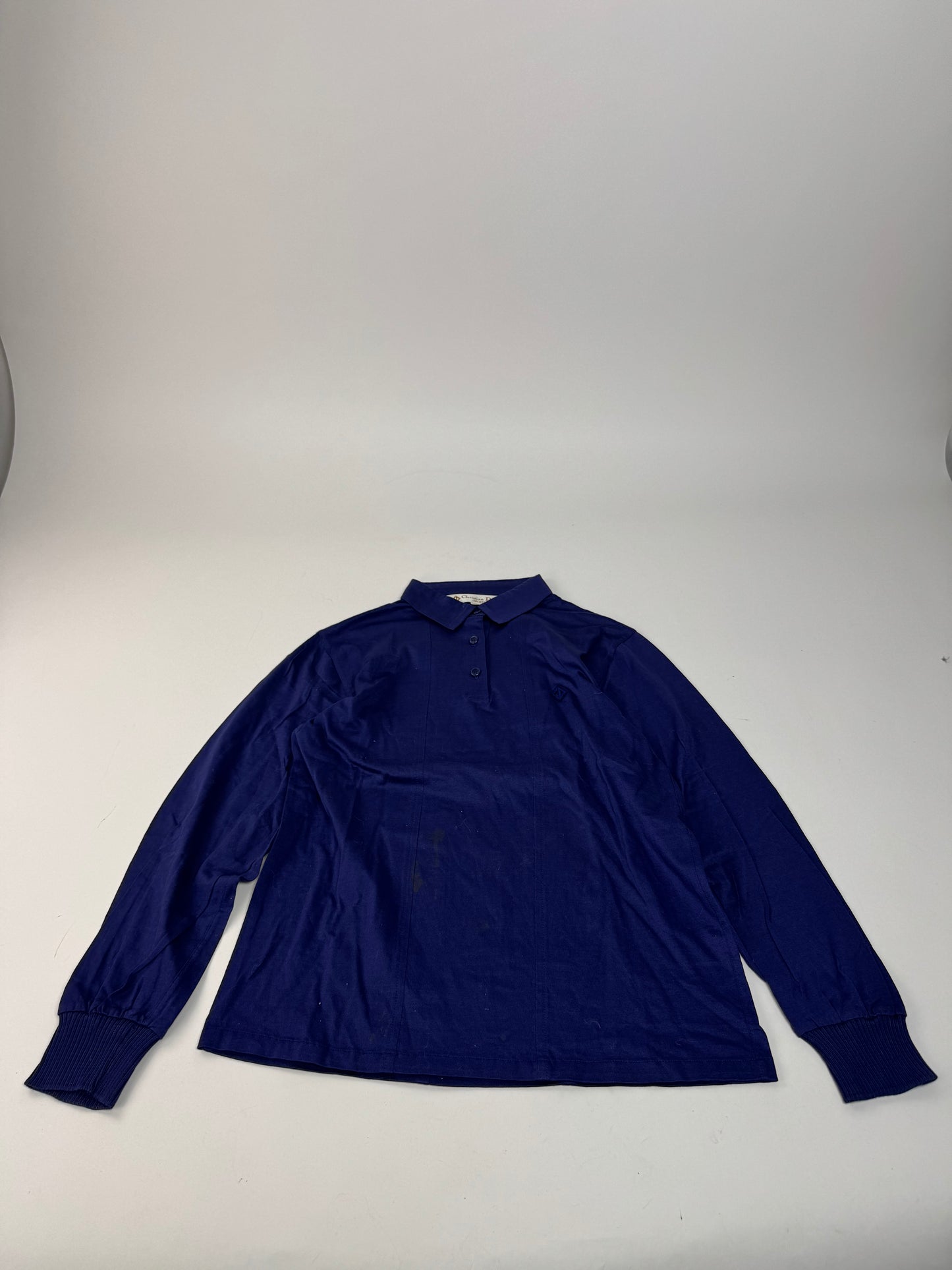 Vintage Dior Sweater Purple Blue S