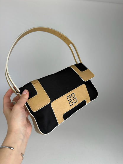 Vintage  Givenchy 4G leather Bag black Brown