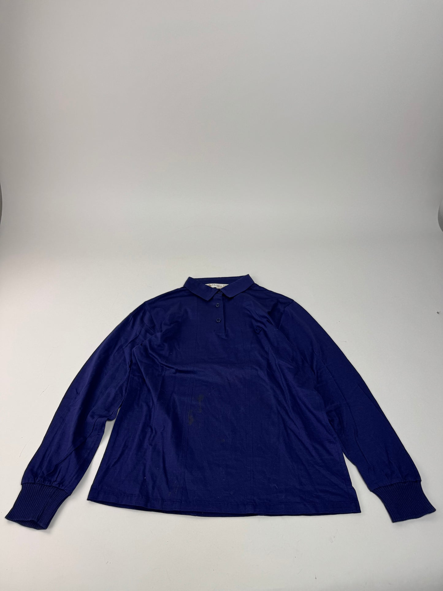 Vintage Dior Sweater Purple Blue S