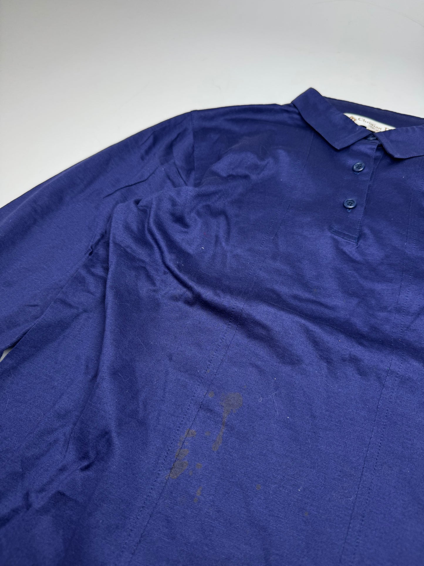 Vintage Dior Sweater Purple Blue S
