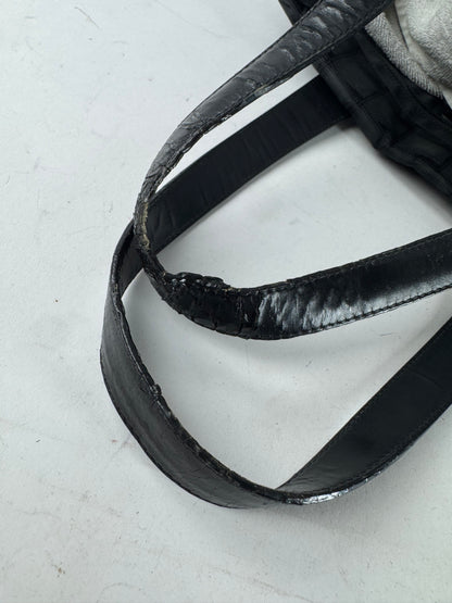 Vintage Chanel New Travel Line Tote Bag Black