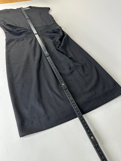 Vintage Ferragamo Viscose Blend Dress Black L