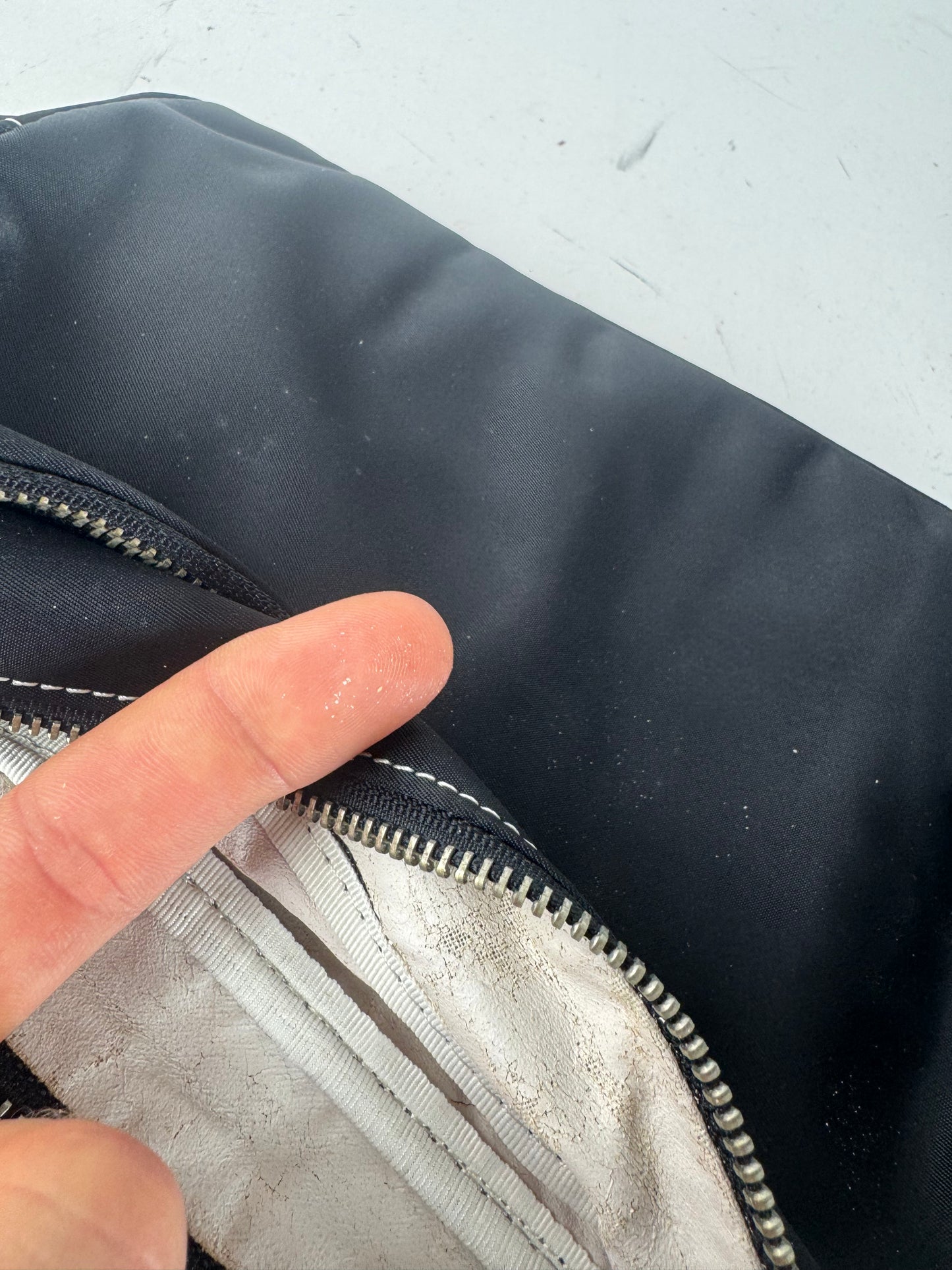 Vintage Courreges Polyester crossbody Bag black