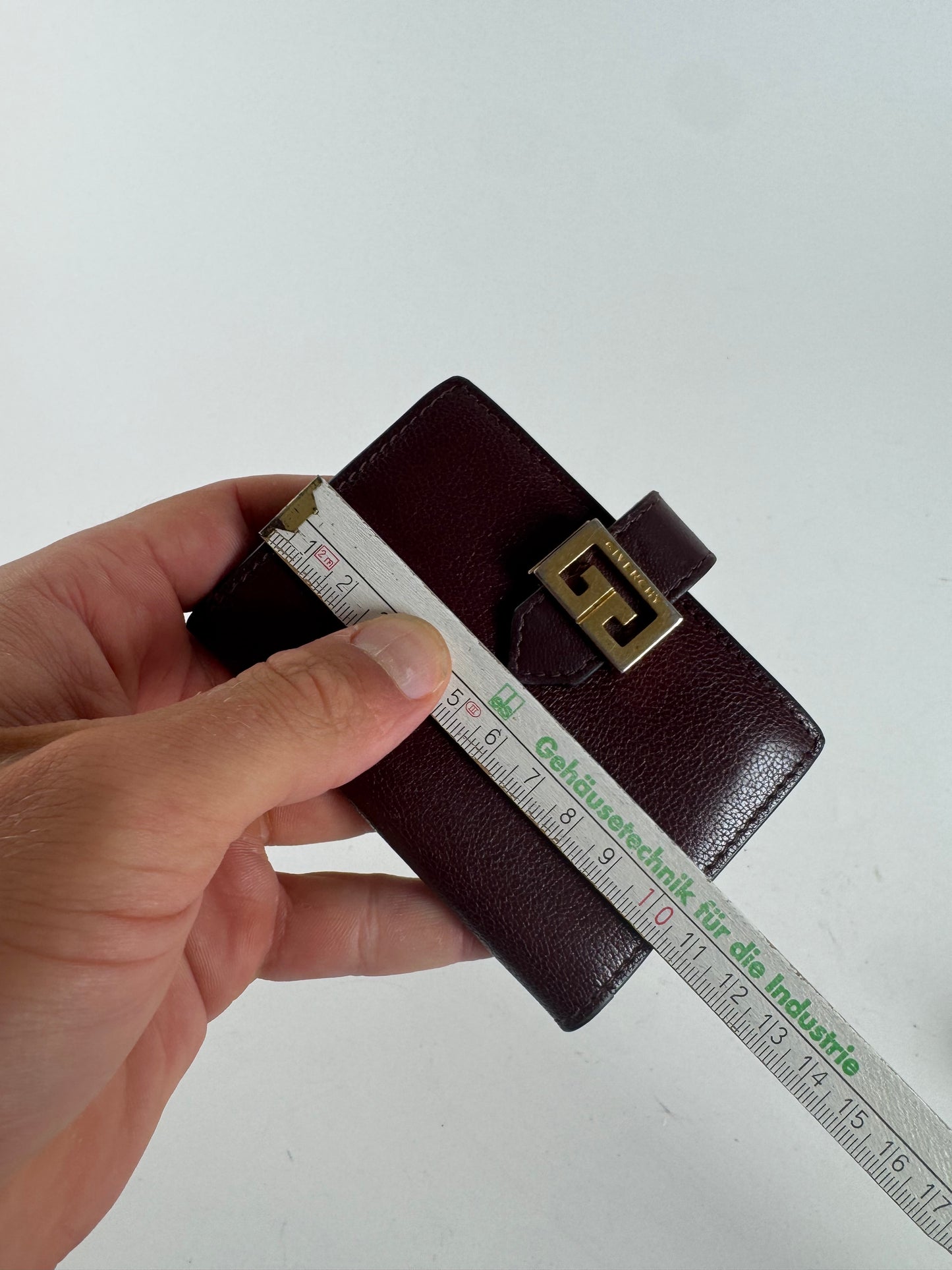 Vintage Givenchy Leather Card holder purple