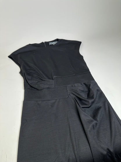 Vintage Ferragamo Viscose Blend Dress Black L