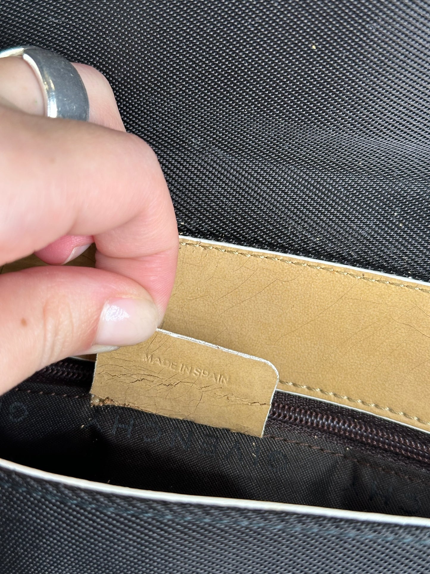 Vintage  Givenchy 4G leather Bag black Brown