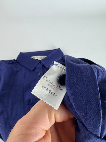 Vintage Dior Sweater Purple Blue S