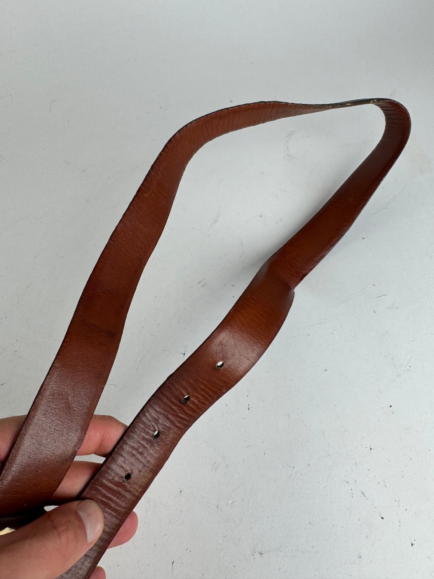 Vintage Dior Leather belt black