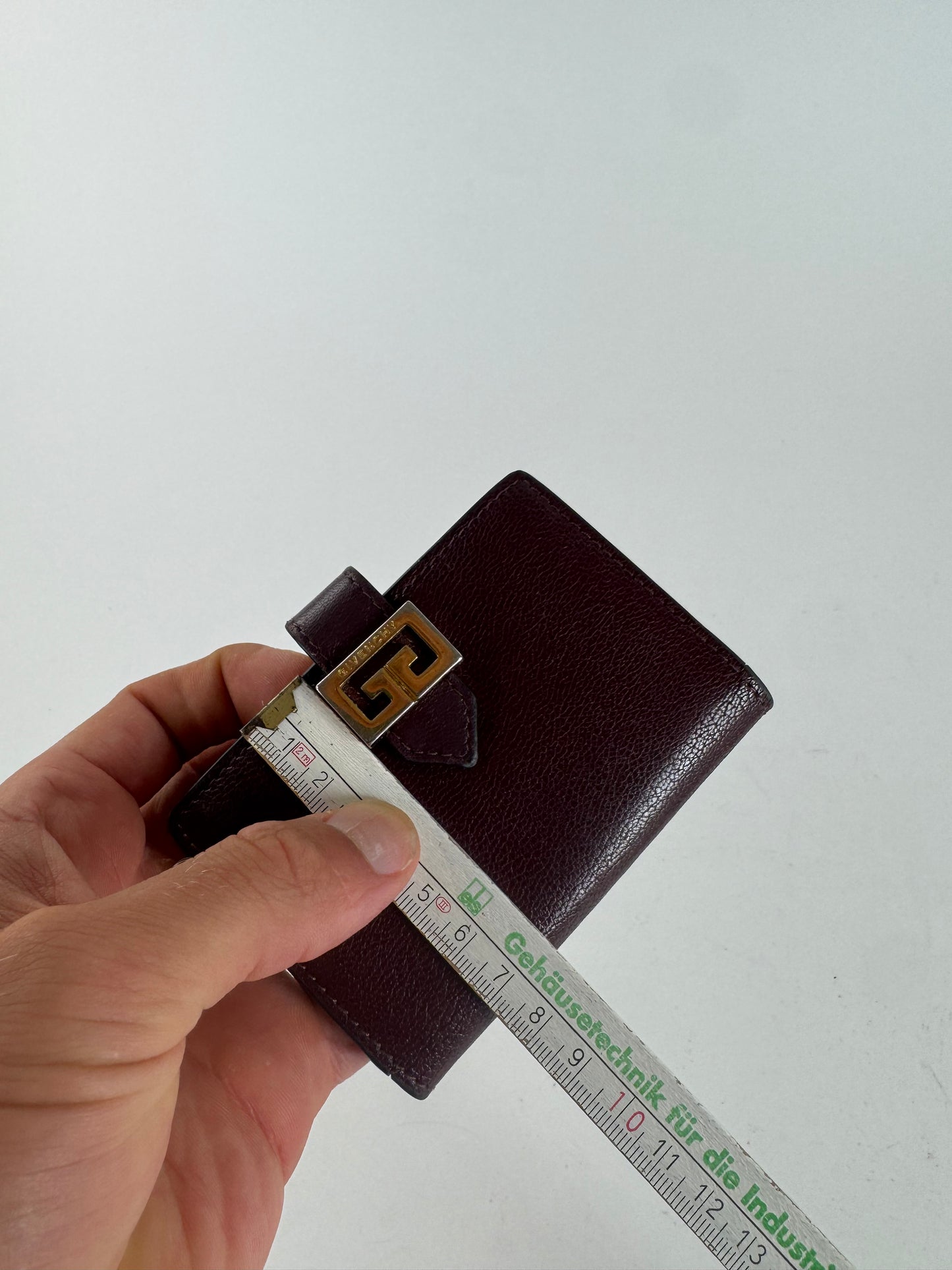 Vintage Givenchy Leather Card holder purple