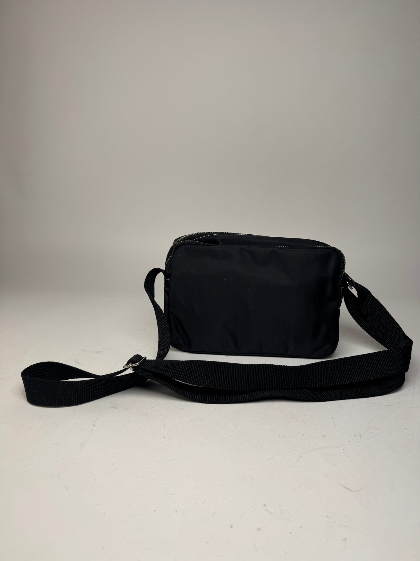 Vintage Courreges Polyester crossbody Bag black