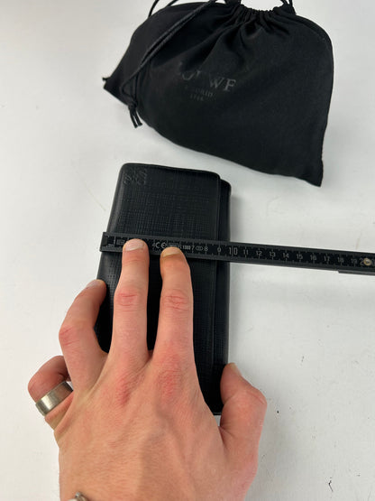 Vintage Loewe Madrid Leather Wallet Black