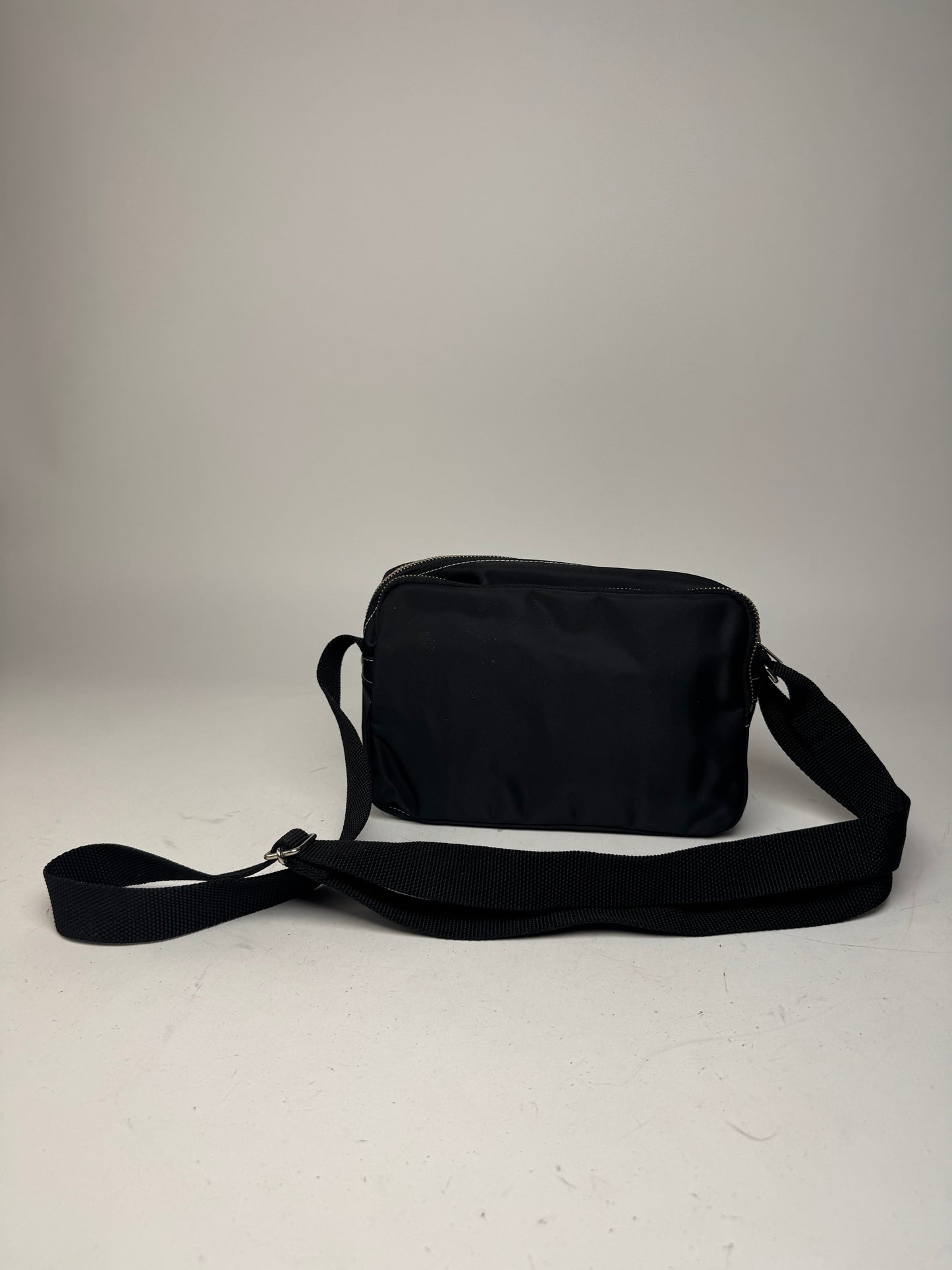 Vintage Courreges Polyester crossbody Bag black