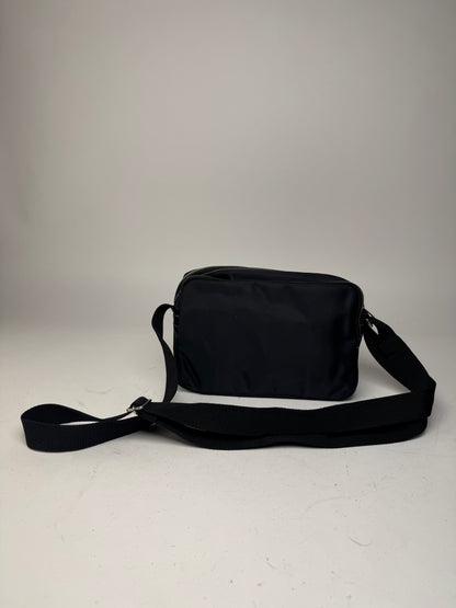 Vintage Courreges Polyester crossbody Bag black