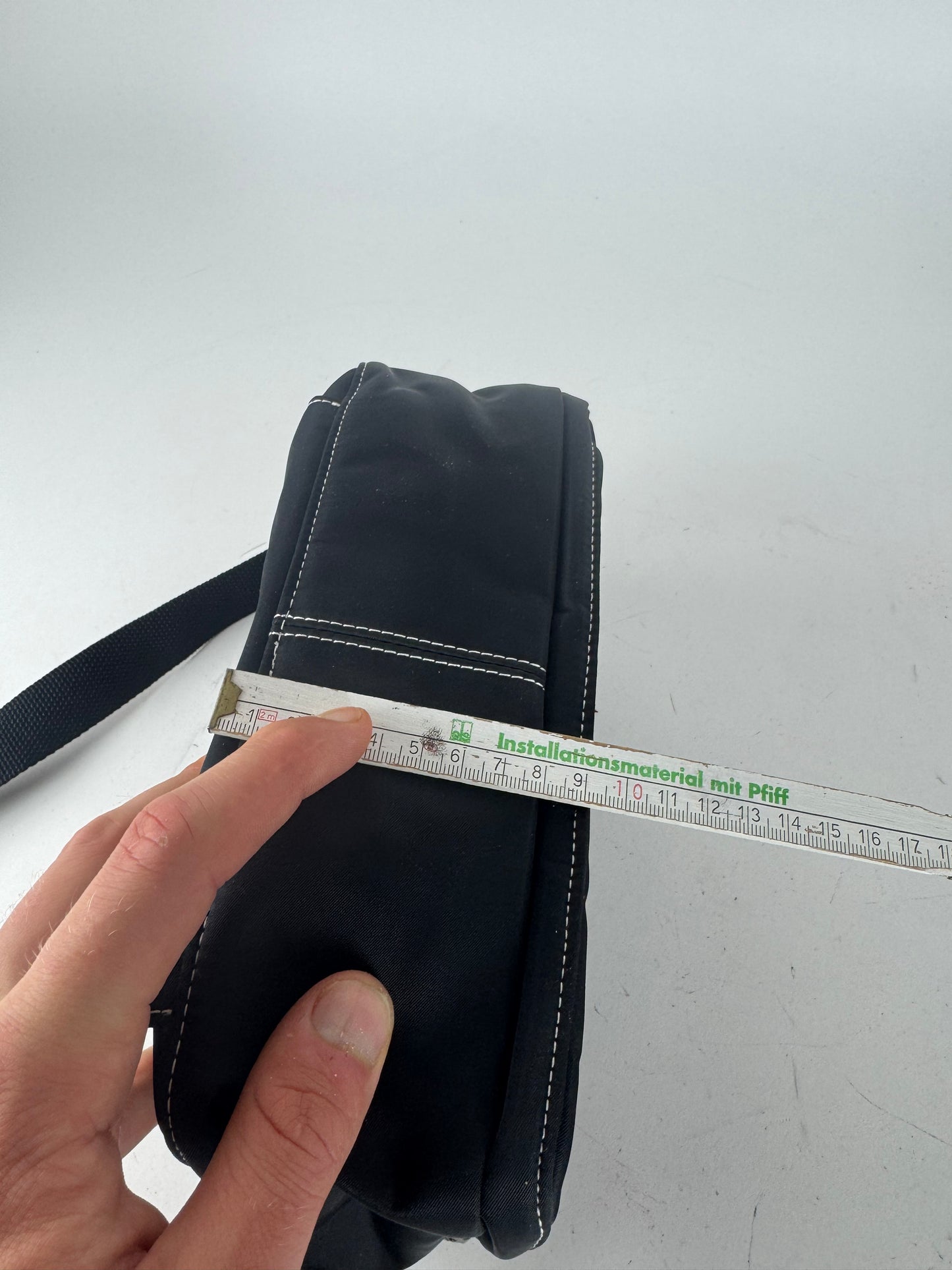 Vintage Courreges Polyester crossbody Bag black