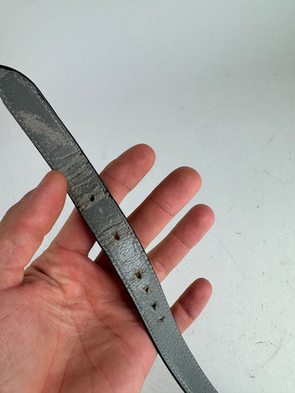 Vintage Dior Leather belt black