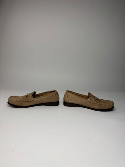 Vintage Gucci Suede Loafer Beige Brown 37,5C