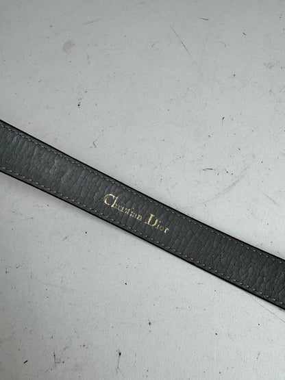 Vintage Dior Leather belt black