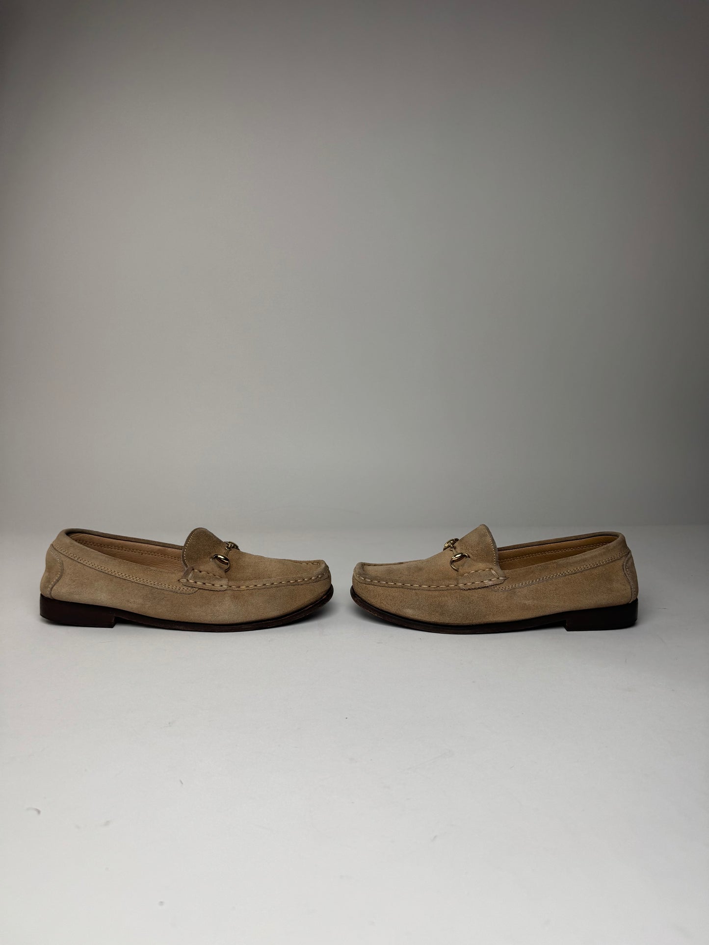 Vintage Gucci Suede Loafer Beige Brown 37,5C