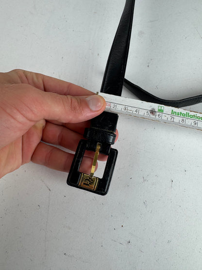 Vintage Dior Leather belt black