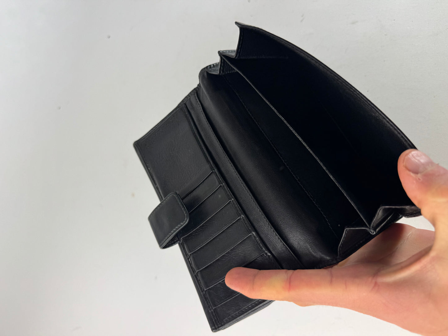 Vintage Gucci Marmont Leather Wallet Black