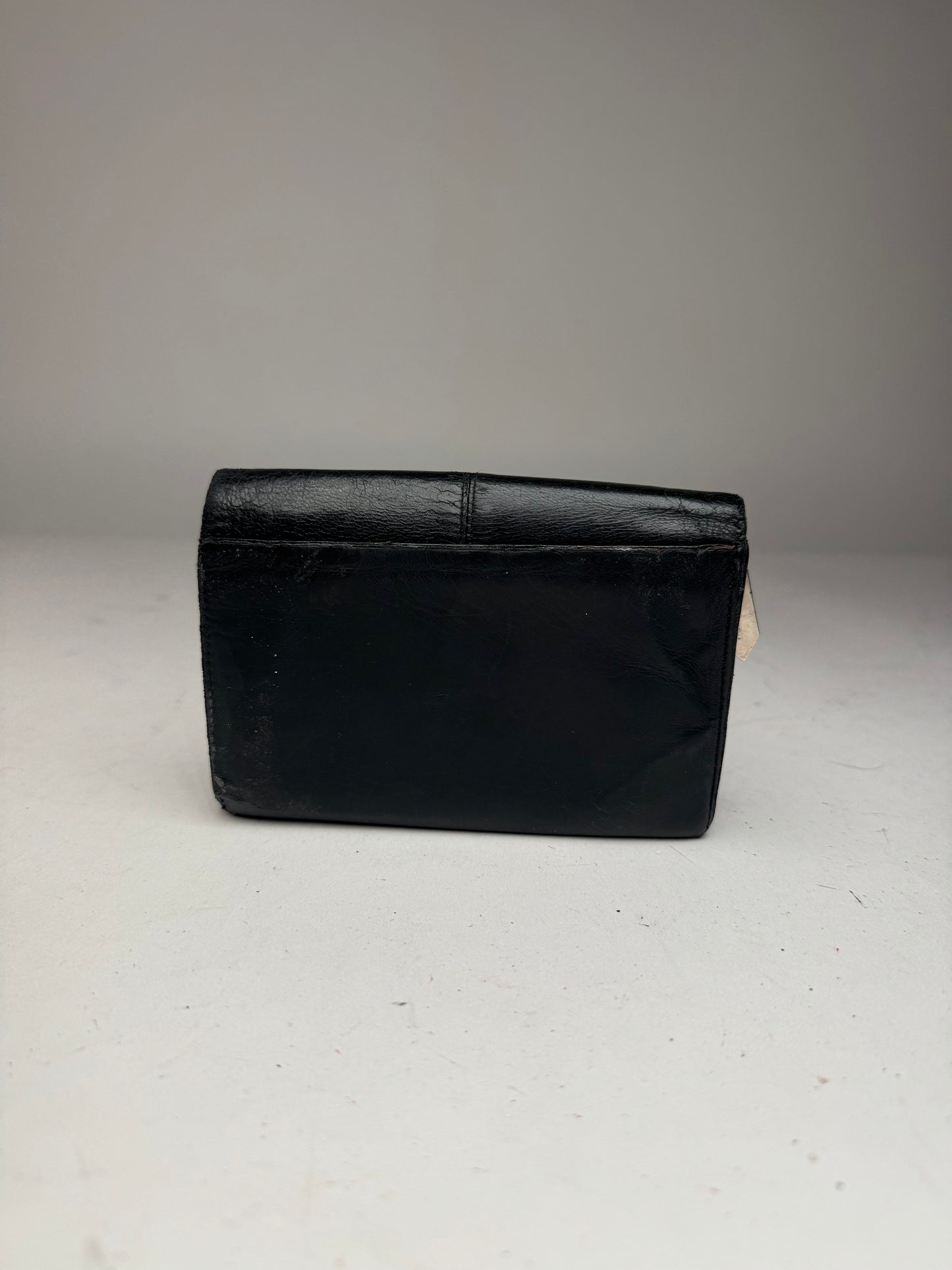 Vintage Yves Saint Lauren Leather Wallet Black