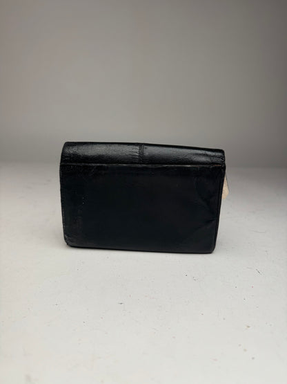 Vintage Yves Saint Lauren Leather Wallet Black