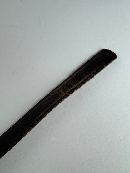 Vintage Dior Leather Belt Brown