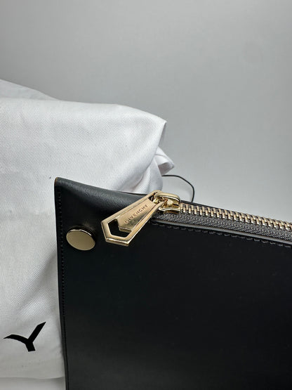 Vintage Givenchy Antigona Leather Clutch Anthracite